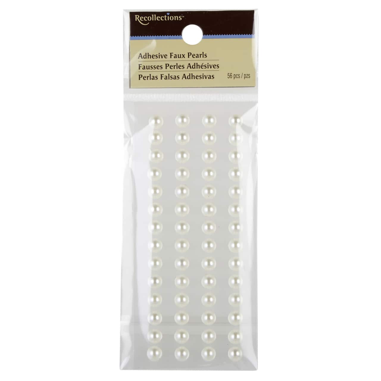 12 Packs: 40 ct. (480 total) White Faux Pearl Embellishments by Recollections™